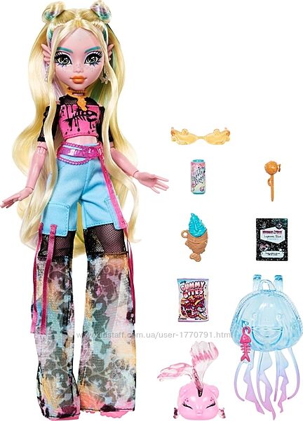 Monster High Lagoona Blue Pet Fish монстер хай Лагуна HXH75
