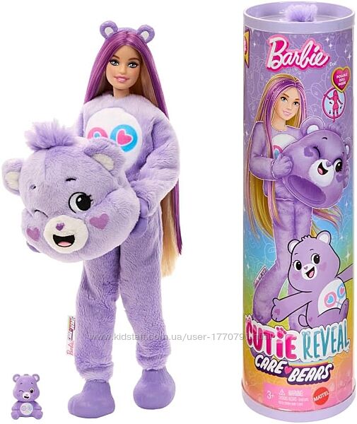 Barbie Cutie Reveal Doll Care Bears Барбі ревіал турботливий 