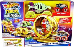 Hot Wheels Monster TrucksSkelesaurus Заряджай і переслідуй Хот вілс