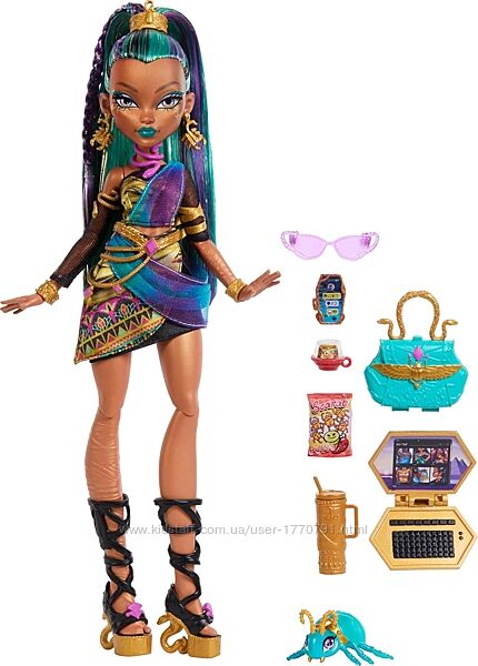 Monster High Nefera De Nile Doll Royal Mummy Монстер Хай Нефера Де Ніл JDR4