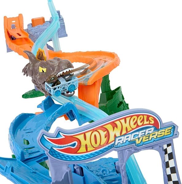 Hot Wheels RacerVerse Jurassic World Crash & Splash Хот вілс Юрський період