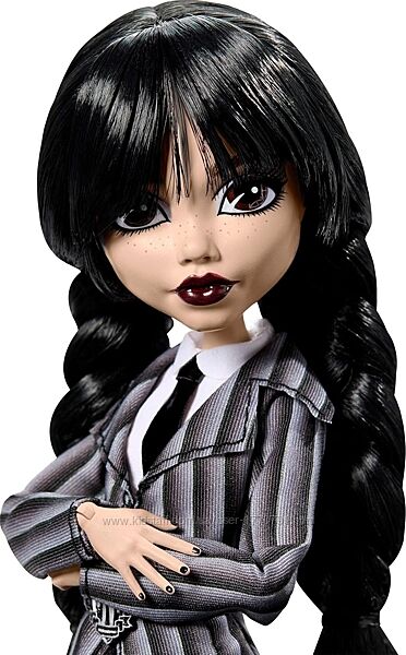  Monster High Wednesday Addams HXJ04 Монстер Хай Венздей Адамс