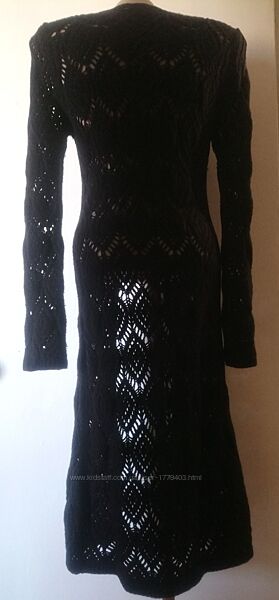 Кардиган візерунковий, р.44, бренд H&M, колір чорний