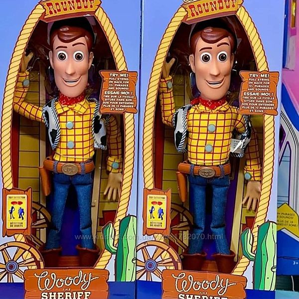 Говорящая игрушка Шериф Вуди, История игрушек-4, Disney 