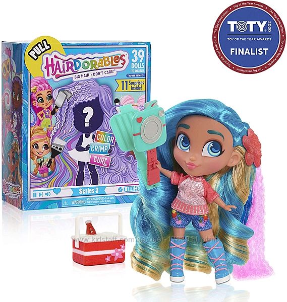 Кукла Хэрдораблс 3 серия Оригинал Hairdorables Collectible Surprise Dolls