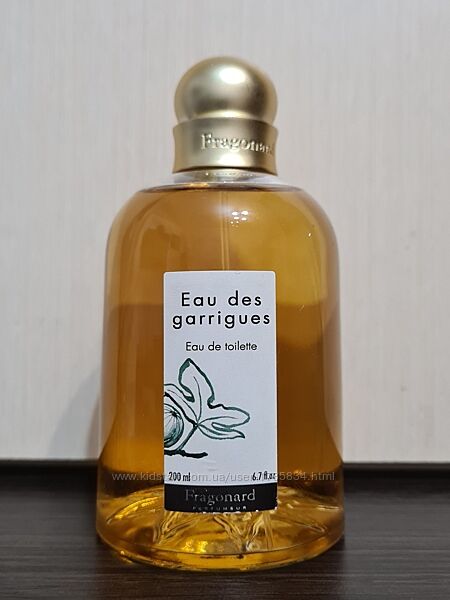 винтажный Fragonard Eau des Garrigues Eau de Toilette 200 ml