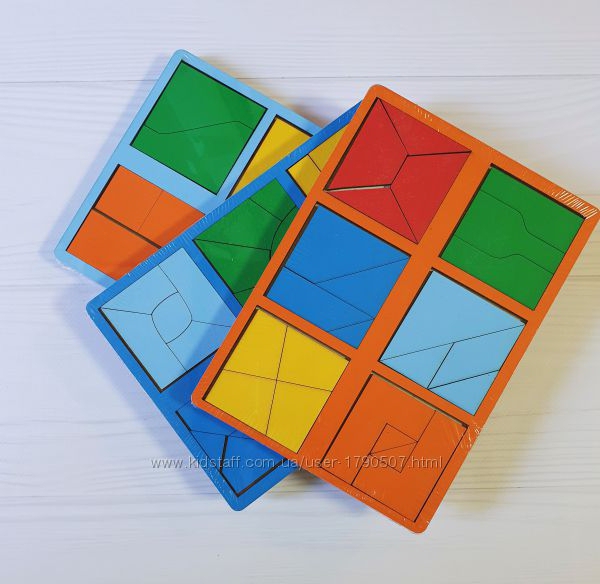 Сложи квадрат Б. П. НИКИТИН, 1, 2, 3 уровень, 300 грн. купить ...