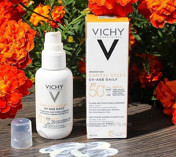 Сонцезахисний флюїд проти старіння Vichy Capital Soleil UV-Age