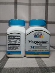 21st Century, магний, 250 мг, 110 таблеток