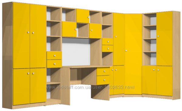 Детскиа стенка угловая- набор 2