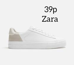 Кросівки кросовки стильні трендові білі кроси  zara