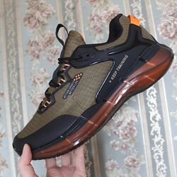 Кроссовки мужские хаки демисезонные термо рипстоп текстиль