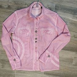 Рубашка розовая бренд Bollega Италия
