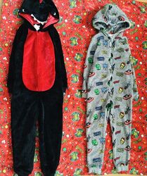 9-10 рок Disney. Флісовий кігурумі Марвел та Дракула. Супер - тепла піжама 