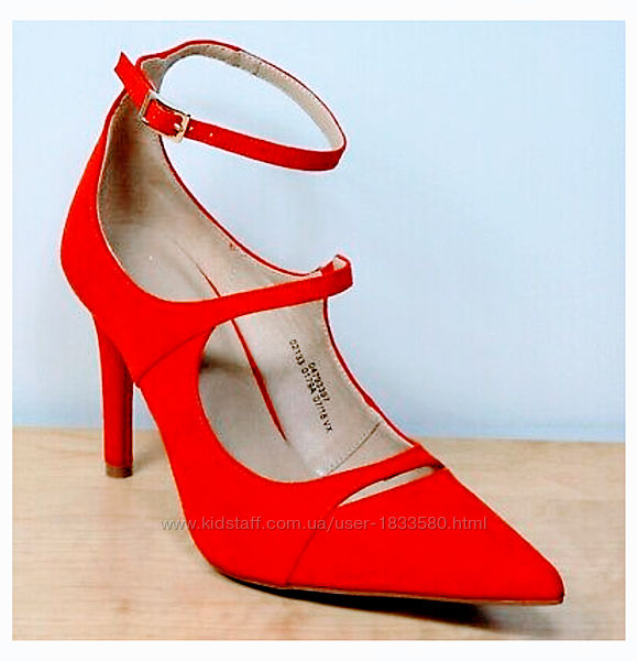 Туфли лодочки красные туфли на шпильке Marks&Spenser Новые