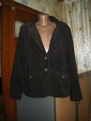 Вельветовый пиджак с карманами, размер L - 16 - 50