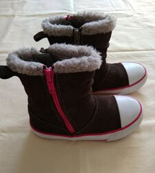 Демі чоботи clarks утеплені сапожки кеди