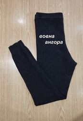 Теплые шерстяные трикотажные штаны betty barclay шерсть ангора гамаши лосин