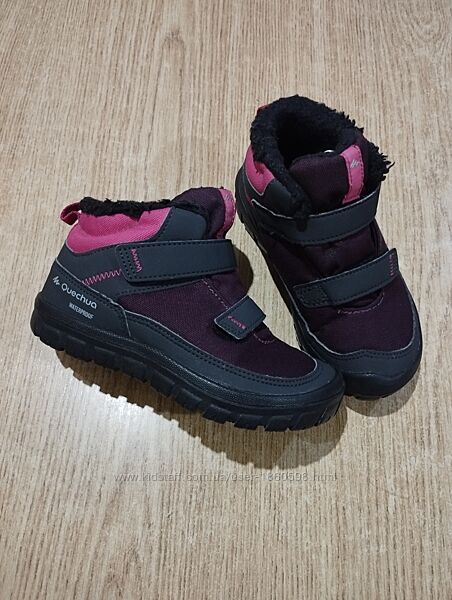 Теплые ботинки quechua waterproof непромокаемые