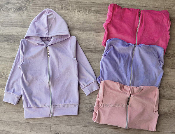 Кофта велюр дівчинці