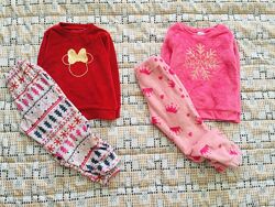 4-5 рок, George флісова піжама зі Сніжинкою та велюрова з Міні Маус. тепла,