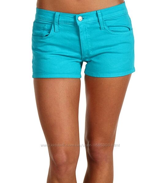 Шорти бірюзові міні жіночі блакитні джинсові літні короткі джинс денім