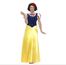 Сукня білосніжки аніматора костюм жовта красуня принцеса дорослих disney 