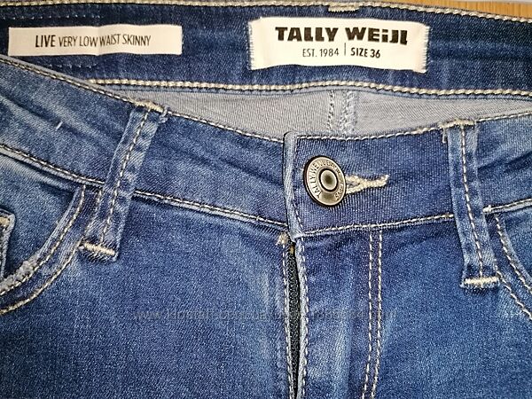 Джинсы Tally Weijl Very low waist skinny Premium denim Размер 36 джинси 