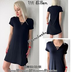 Жіноча домашня сукня чорного кольору LEONORA Ellen