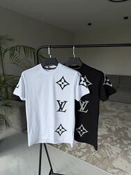 Новинка Чоловіча Футболка Louis Vuitton Black White