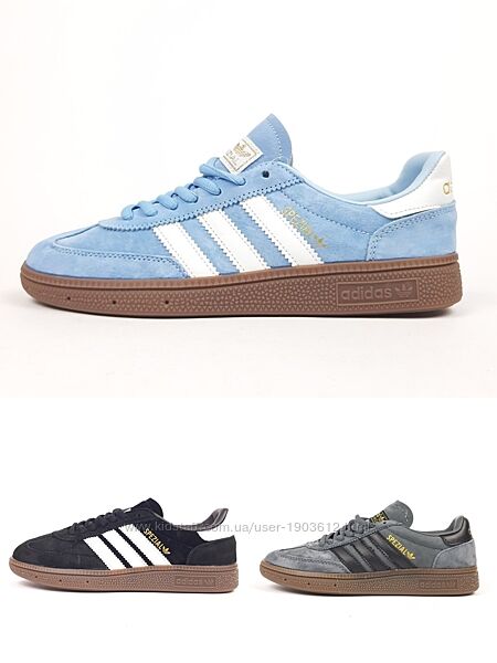 Жіночі Кросівки Adidas Spezial Black Grey Blue 