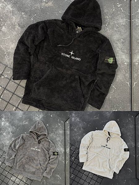 Чоловіча тепла худі мішка stone island / 3 Кольори 