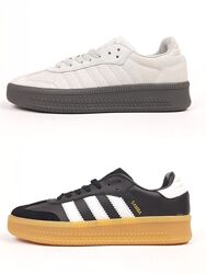Жіночі кросівки Adidas Samba XLG Black White / Grey 