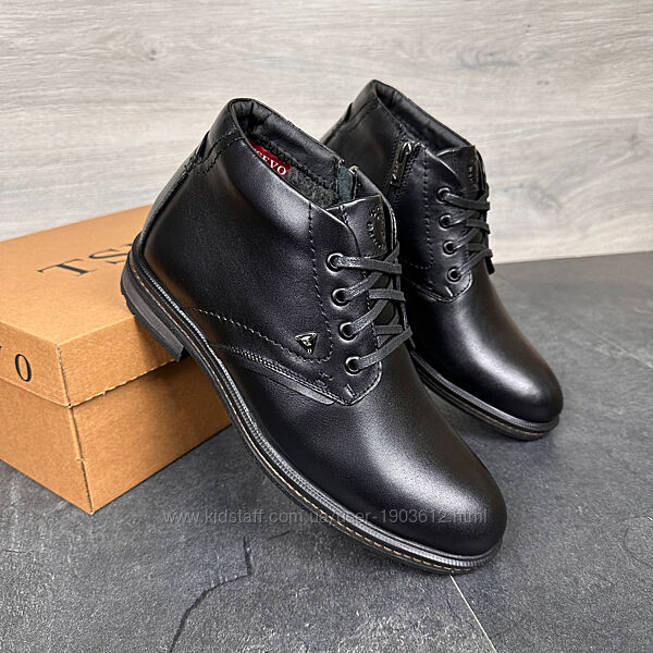 Чоловічі Зимові Черевики Ботинки Натуральна Шкіра