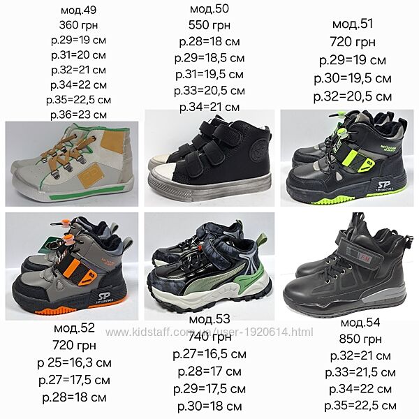 Демисезонные ботинки на мальчика