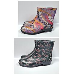 Женские резиновые короткие сапоги от украинского производителя LITMA