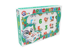 Кубики Абетка арифметика ТехноК  укр. , арт. 2728