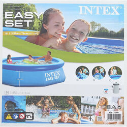 Басейн наливний Intex з фільтр-насосом 28122 р.30576см