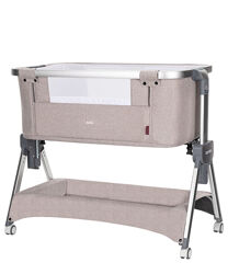 Дитяче ліжечко CARRELLO Aria CRL-16402 Cream Beige, Silver Grey