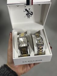 Комплект годинників U. S. polo для ньогоі для неї