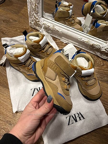 ZARA 22,23 р. Теплі термо ботинки водонепроникні 