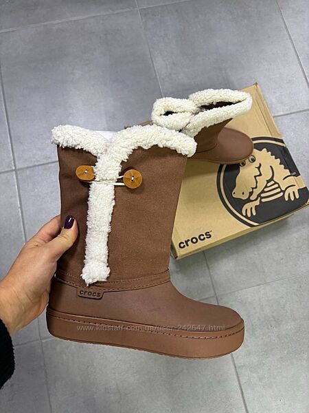 Теплі чобітки CROCS - 36р.