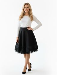 Юбка миди натуральная