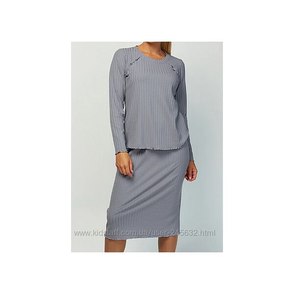 Костюм комплект кофта трикотаж юбка  лен  бавовна  лонгслів    р хс-с-м-л