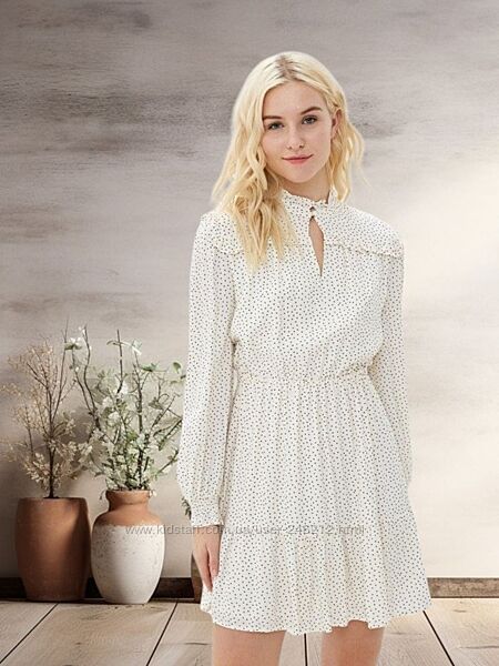 Sale романтична сукня marks &spencer в горошок l/xl 46-48