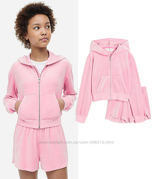 Велюровий зефірний костюм h&m 152 см10-11-12 років, 158 см 11-12-13 років