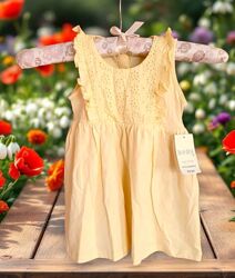 Жовта трикотажна суконька matalan 9-12 m