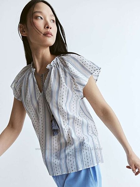 Блуза h&m у стилі бохо xl 48-50-52