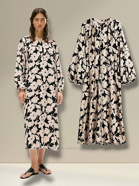 Віскозна сукня h&m пасок xl 50-52-54