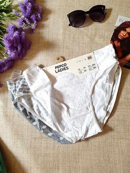 Бавовняні трусики Pepco 3 шт XXL 48-50